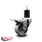 Service Caster 3'' Semi Steel Swivel 1-3/4'' Expanding Stem Caster Total Lock Brake SCC-EXTTL20S314-SSS-134 - alternate 2